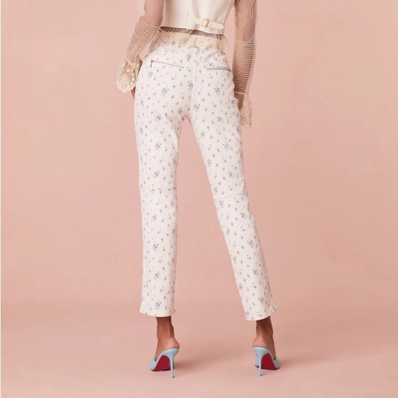 LoveShackFancy - Moyer printed jeans - Picture 2 of 4